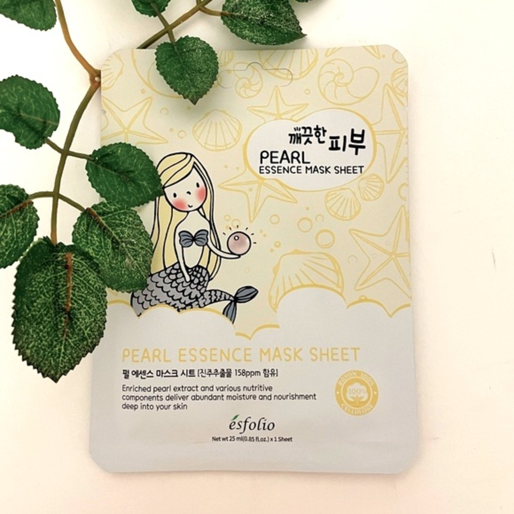 New $5ea OR 5/$15 ESFOLIO Pearl Extract Moisturizing and Nourushing Facial Mask